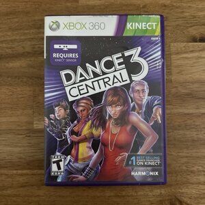 Dance Central 3 (Xbox 360, 2012) Kinect Over 40 Amazing Songs BROKEN CASE READ!!